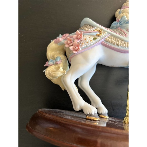 Lenox Carousel Collection Set of 3 Horse Porcelain Figurines Collectible Vintage - Picture 11 of 16